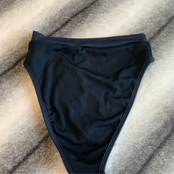 L*Space Ridin High Frenchi Ribbed Bikini Swim Bottoms - Picture 4 of 4